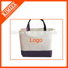 Designer cheap cotton shopping bag with logos